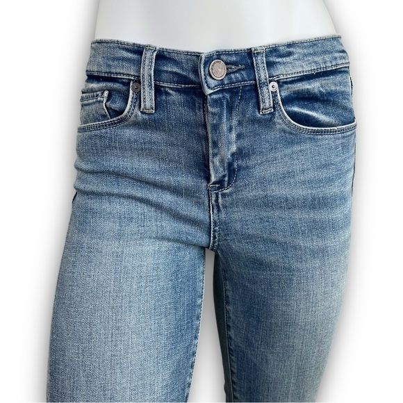 NWT BLANKNYC Kick Flare Crop Jeans Medium Wash Classiccore Closet Staple Size 27 - Picture 4 of 16